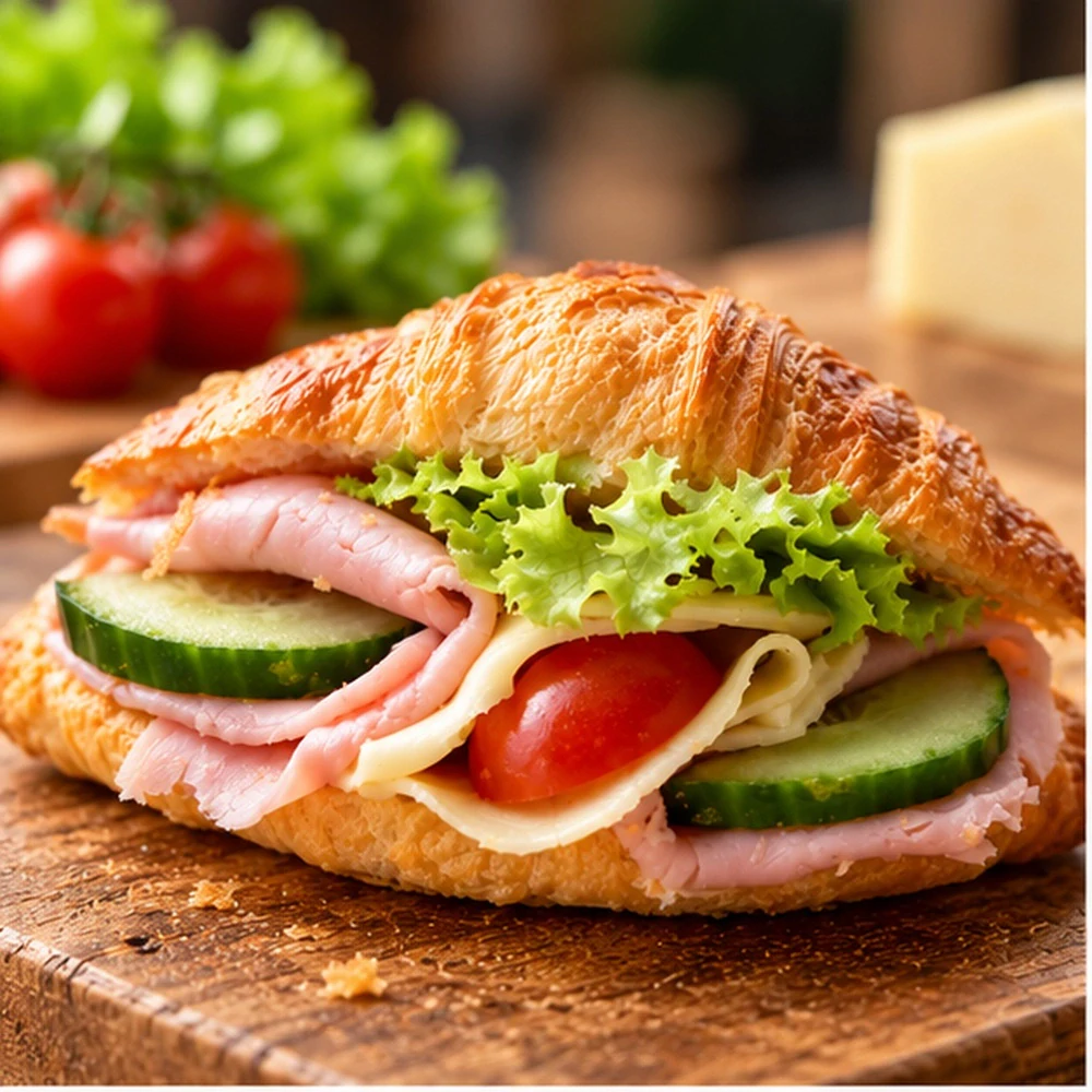 Mini croissant – šunka a sýr (minimálně 10 kusů)