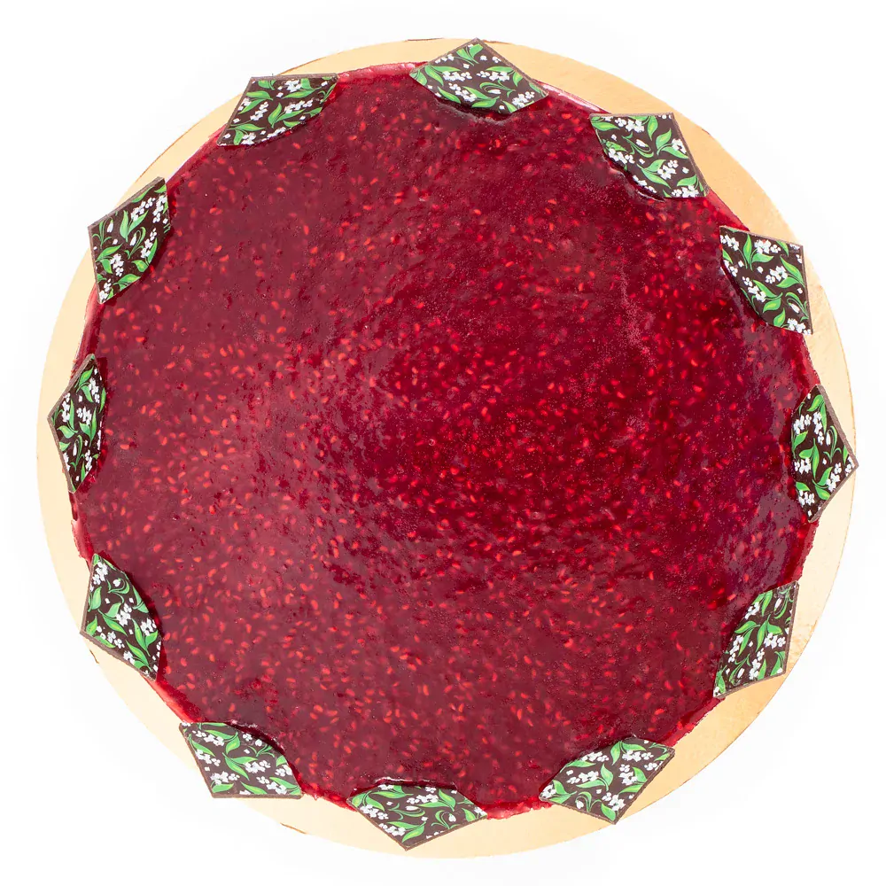 Dort čokoládový s malinovou polevou - ze 60% čokolády