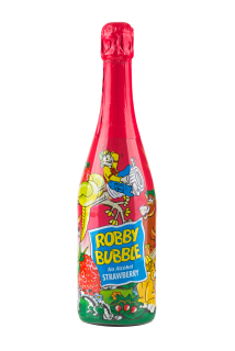 Robby Bubble Jahoda dětský šumivý nápoj 750ml