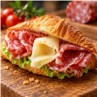 Mini croissant – italský salám (minimálně 10 ks)